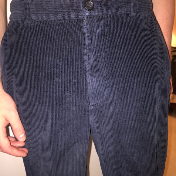 Navy Brooks Brothers Corduroys - Picture 2 of 2